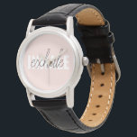 Moderne Pastel Roze Inhale Exhale Quote Horloge<br><div class="desc">Moderne Pastel Roze Inhale Exhale Quote</div>