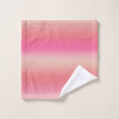 Moderne Pastel Roze, Perzik en Blush Ombre Gradiën Bad Handdoek (Wasdoekje)
