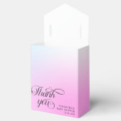 Moderne pastel roze wolk negen Baby shower Bedankdoosjes (Geopend)