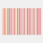 Moderne pastel Snoep streep Inpakpapier Vel (Voorkant 3)