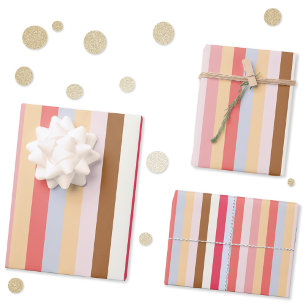 Moderne pastel Snoep streep Inpakpapier Vel