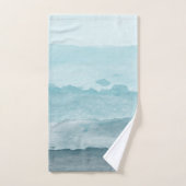 Moderne pastel terrazzo patroon badhanddoek set bad handdoek (Handdoek)