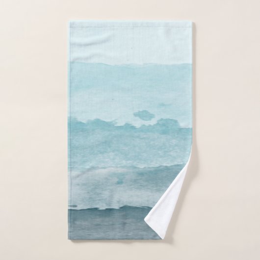 Moderne pastel terrazzo patroon badhanddoek set bad handdoek (Handdoek)