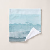 Moderne pastel terrazzo patroon badhanddoek set bad handdoek (Wasdoekje)