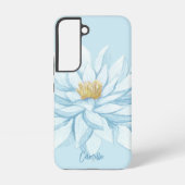 Moderne Pastel Waterverf Bloemen Girly Samsung Galaxy Hoesje (Achterkant)