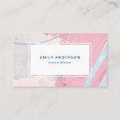 Moderne pastelborstels voor Waterverf Visitekaartje (Voorkant)