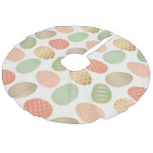 moderne  pasteleieren voor grafische doeleinden imitatie linnen kerstboom kleed (Gekanteld)