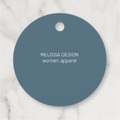 Moderne pastelelegante typografie bedankt bedankjes labels (Achterkant)