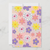 Moderne pastelfoto Birthday Kaart (Achterkant)