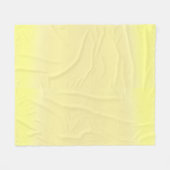 Moderne pastelgele gradiënt fleece deken (Voorkant (Horizontaal))