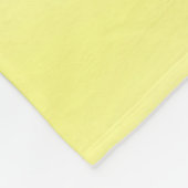 Moderne pastelgele gradiënt fleece deken (Hoek)