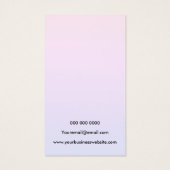 Moderne pastelgradiëntetsy-earning visitekaartje (Achterkant)