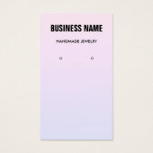 Moderne pastelgradiëntetsy-earning visitekaartje (Voorkant)