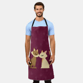 Moderne pastelkatten Speciale Schorten (Gedragen)