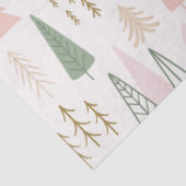 Moderne pastelkerstbomen van witte kerst tissuepapier (Detail)