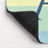 Moderne Pastelkleur Minimalistische Aangepaste Naa Muismat (Hoek)