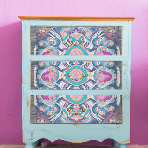 Moderne Pastelkleurig Patroon Decoupage Tissuepapi Tissuepapier