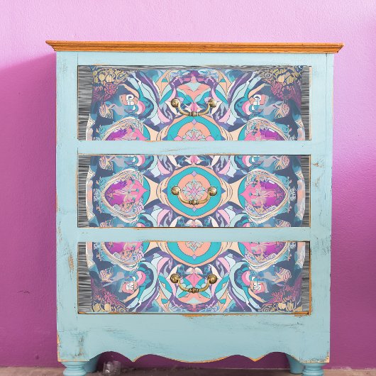 Moderne Pastelkleurig Patroon Decoupage Tissuepapi Tissuepapier