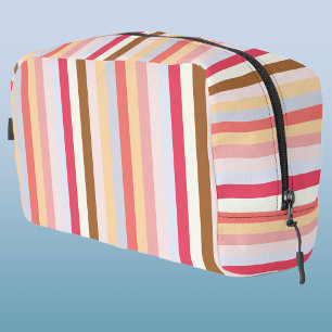Moderne Pastelkleurige Candiestreep Toilettasje