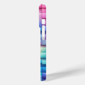 Moderne Pastelkleurige Candy Block Hoestelcase Zac Case-Mate iPhone Case (Achterkant / Links)