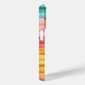 Moderne Pastelkleurige Candy Block Hoestelcase Zac Case-Mate iPhone Case (Achterkant / Rechts)