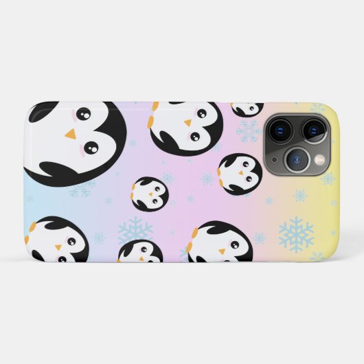 Moderne pastelpastelpatroon Case-Mate iPhone case (Achterkant (horizontaal))