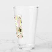 Moderne pastroze en groene avvocaat glas (Links)
