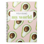 Moderne pastroze en groene avvocaat notitieboek (Voorkant)