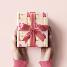 Moderne pastroze en rode lipstick, meisje