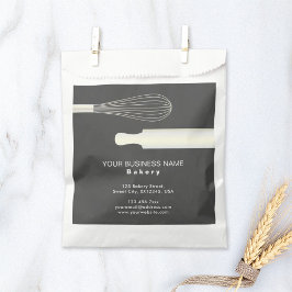 Moderne Pastry Chef Bakkerij Verpakkingszakken Bedankzakje
