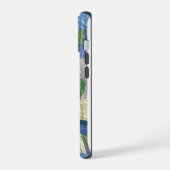 Moderne Patchwork Dekentje telefoonhoes iPhone 15 Case (Linkerkant)