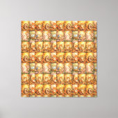 Moderne Patchwork Patroon Collage Canvas Afdruk (Voorkant)