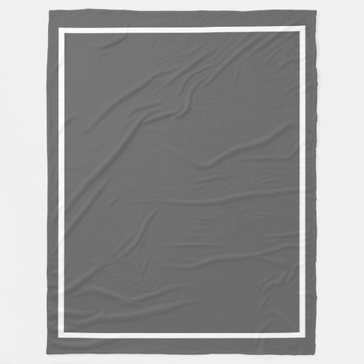 Moderne patchwork quilt gingham zwart-wit fleece deken (Voorkant)