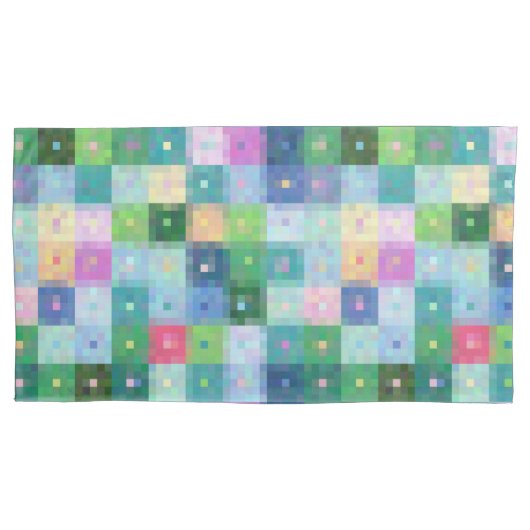 Moderne patchwork quilt kussenslopen (Voorkant-Links)