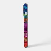 Moderne Patchworkdeken telefoonhoes iPhone 15 Case (Linkerkant)