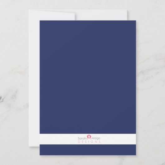 Moderne Patriottische 4de van de Uitnodiging van d (Achterkant)