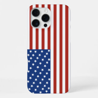 Moderne patriottische Amerikaanse vlag telefoonhoe iPhone 16 Pro Max Hoesje