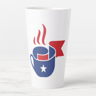 Moderne Patriottische Koffiekop USA Vlag Latte Mok