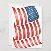 Moderne Patriottische Pompoen Showdown Halloween Kaart (Achterkant)