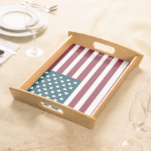 Moderne Patriottische Rood Wit en Blauwe Amerikaan