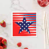 Moderne patriottische symbolen servet (Insitu)