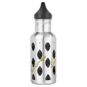 Moderne patroon gouden liefde elegant script waterfles (Links)