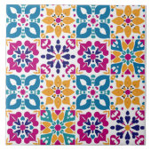 Moderne Patroon Kleurrijke Keuken Home Decor Tegeltje (Voorkant)