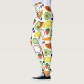 Moderne patroon voor groenten en fruit leggings (Links)
