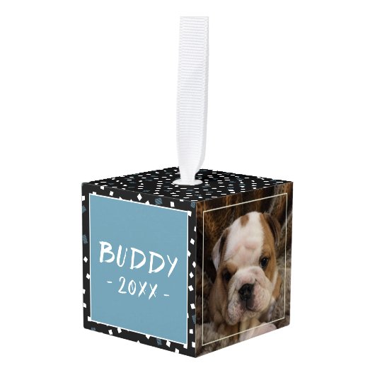 Moderne Patroondoos 3 Foto collage Decoratie (Voorkant hoekig)