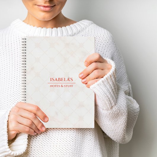 Moderne patroonnaam notitieboek