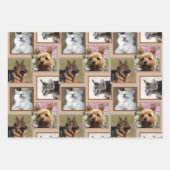 Moderne patroonneutraal elke voorval 9 Foto Inpakpapier Vel (Voorkant)