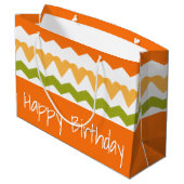 Moderne patroonontwerper groot cadeauzakje (Achterkant Gekanteld)