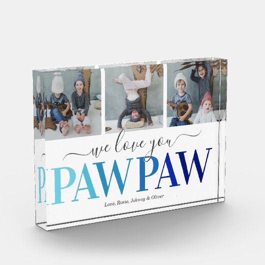 Moderne Pawpaw-serie fotoblok (Links)