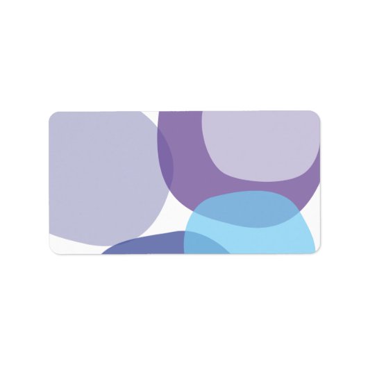 Moderne Peacock Bar Bat Mitzvah Blank Label (Voorkant)